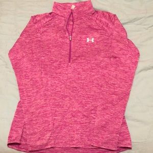 Purple Under Armour quarter zip